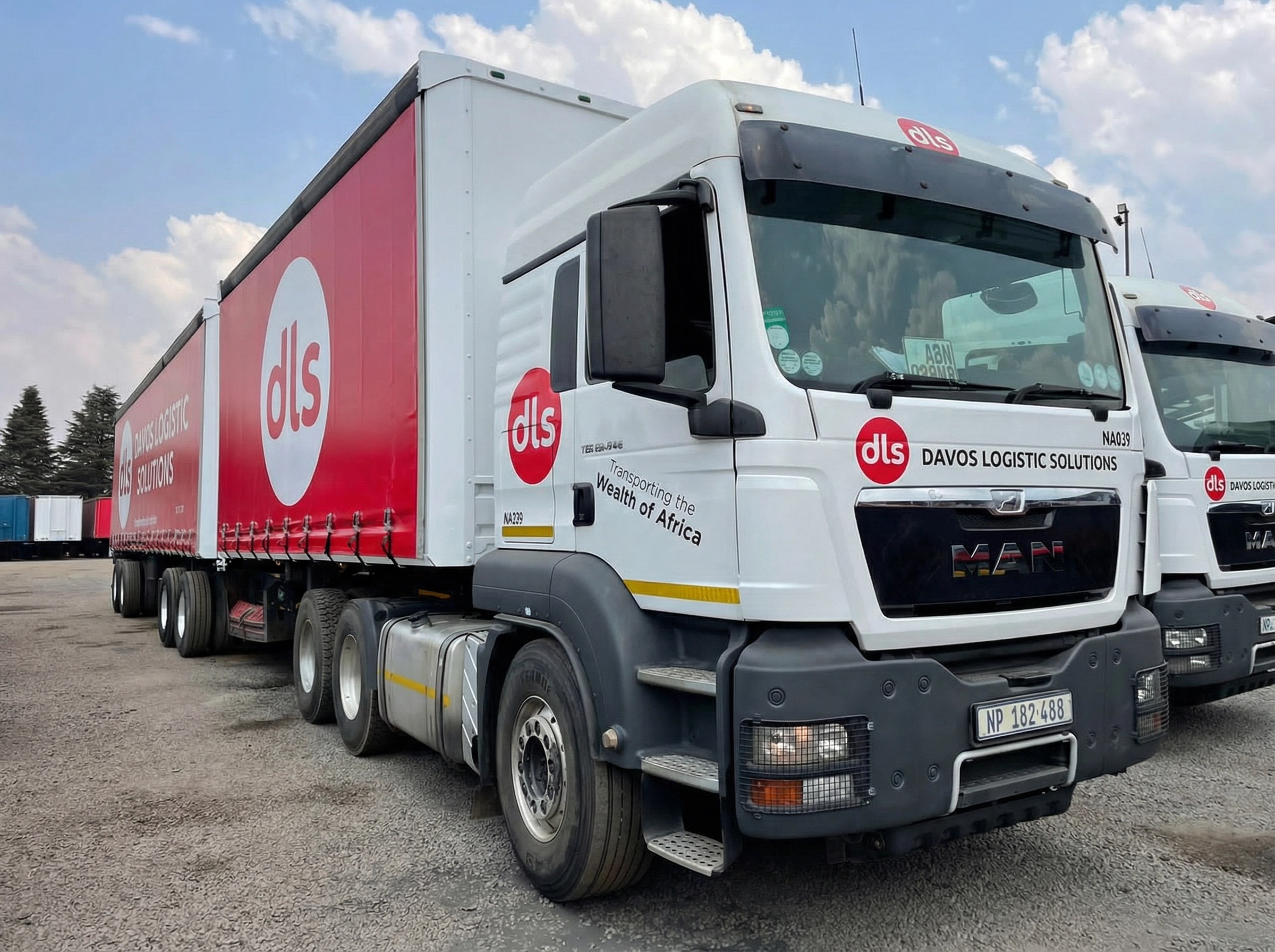 DLS MAN Curtain Trailer